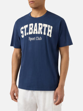 Blue Denver t-shirt with Sport Club print