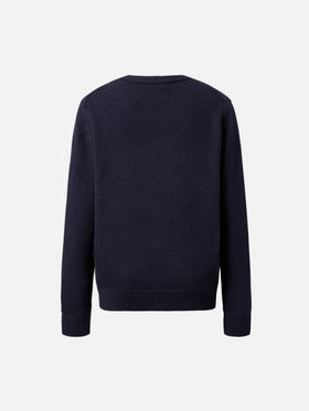 Sweater Douglas in cashmere blend with Sciupa Femmine jacquard