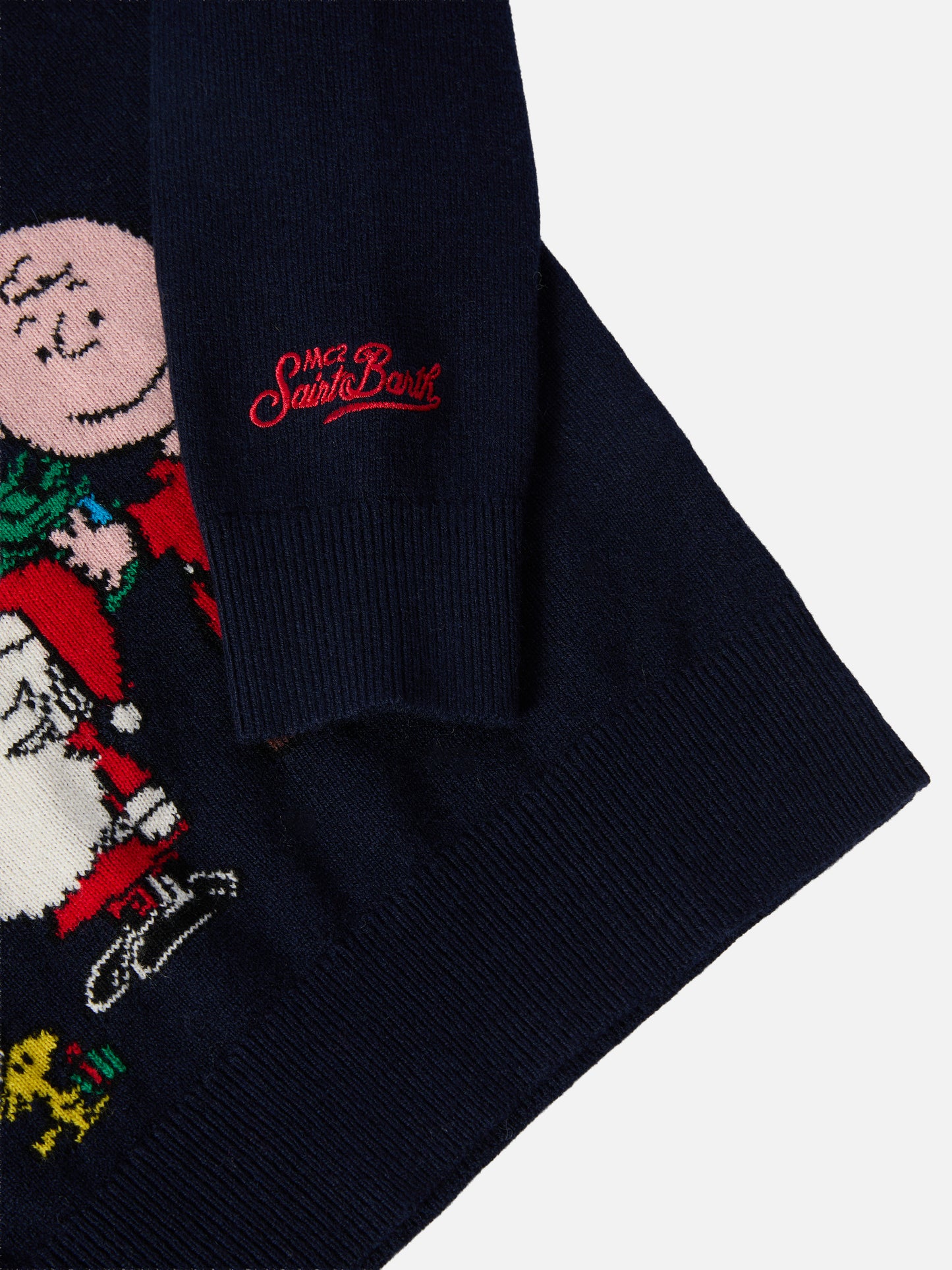 Girocollo Douglas in misto cashmere con jacquard Peanuts | PEANUTS SPECIAL EDITION