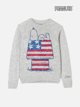 Kinderpullover mit Snoopy-Jacquard-Print | Peanuts™ Sonderausgabe