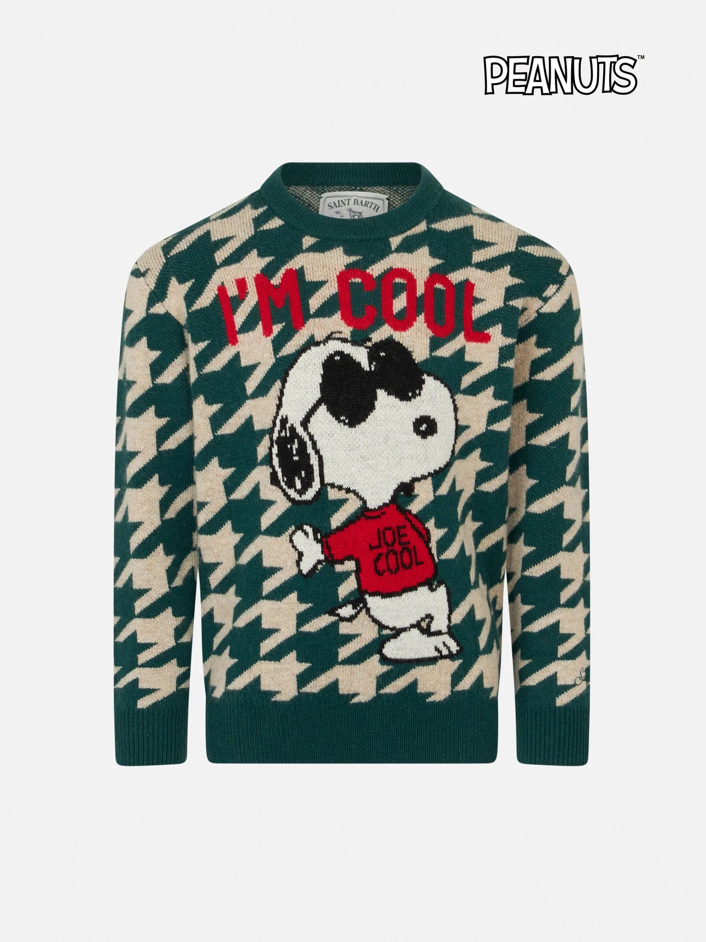 Boy crewneck sweater with Snoopy jacquard | SNOOPY - PEANUTS™ SPECIAL EDITION
