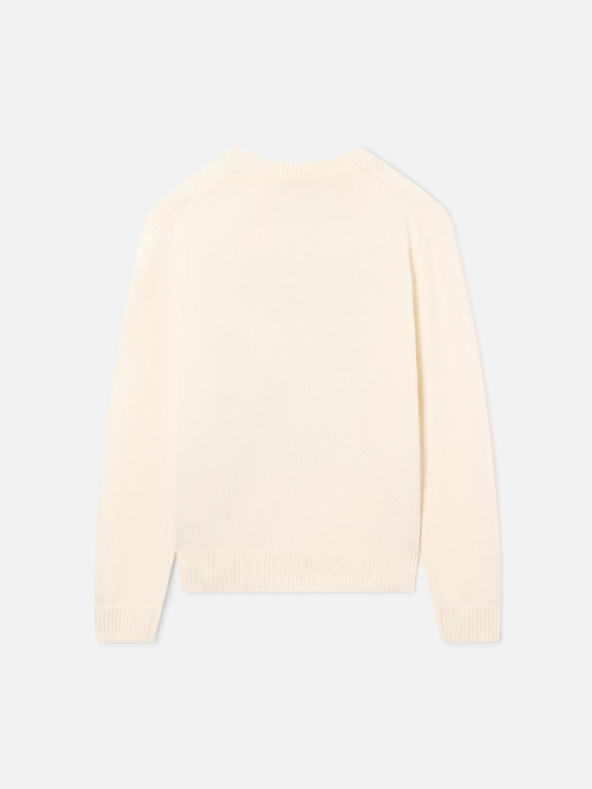 Grey Douglas wool and cashmere blend crewneck with Snoopy intarsia | Special edition