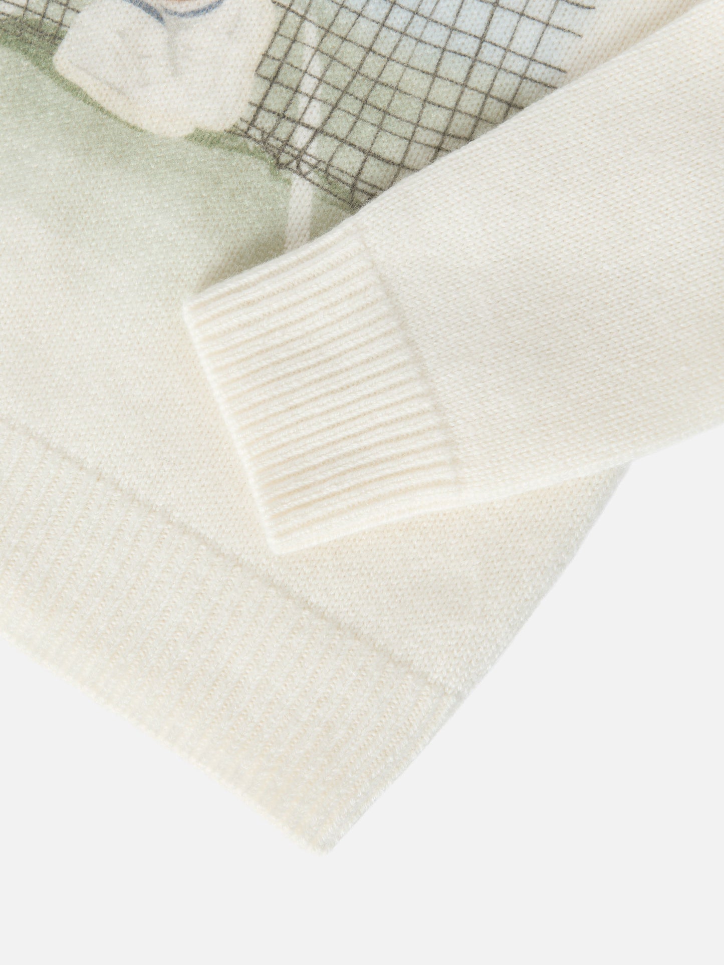 Maglione Douglas  con stampa orsetto e ricamo