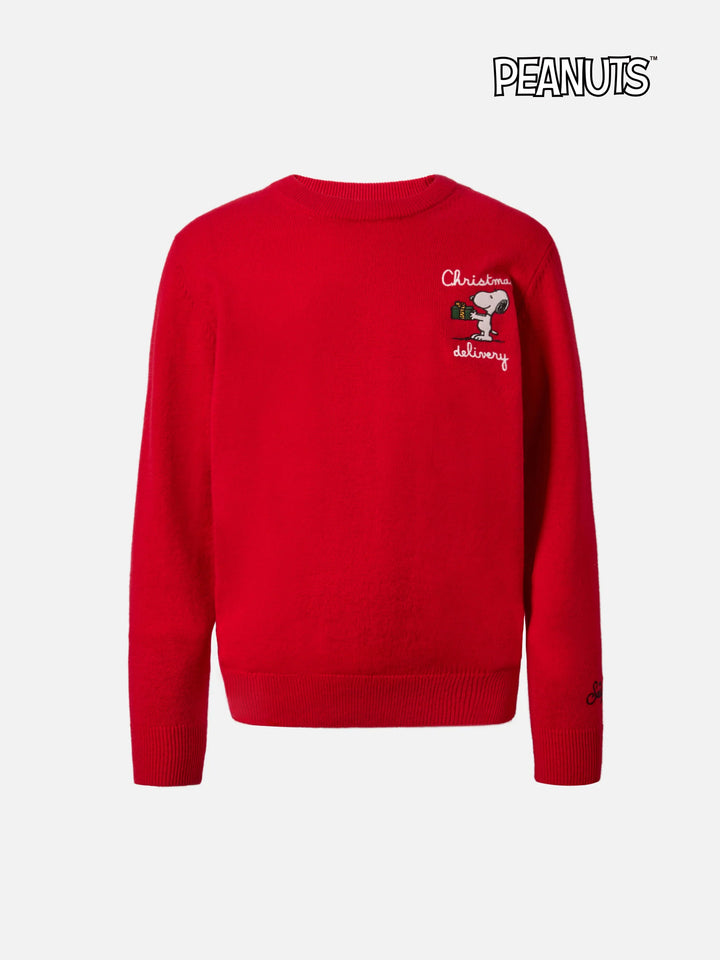 Sweater Douglas Light Embry in cashmere blend with Snoopy embroidery | PEANUTS SPECIAL EDITION