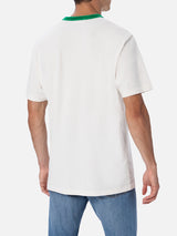 Man white cotton t-shirt Dover with Australian embroidery | AUSTRALIAN BRAND SPECIAL EDITION