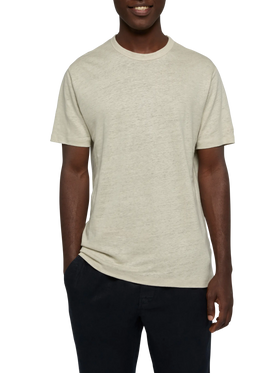 Off-white linen jersey t-shirt Ecstasea