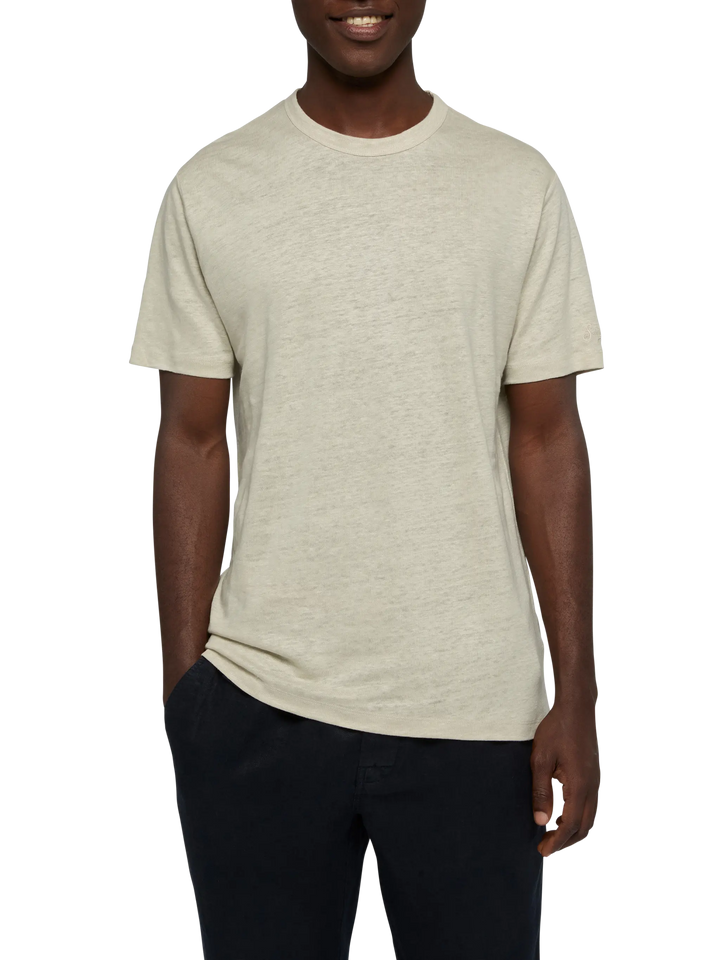 Off-white linen jersey t-shirt Ecstasea