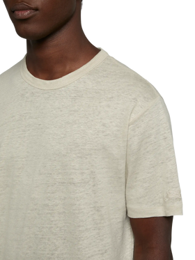 Off-white linen jersey t-shirt Ecstasea