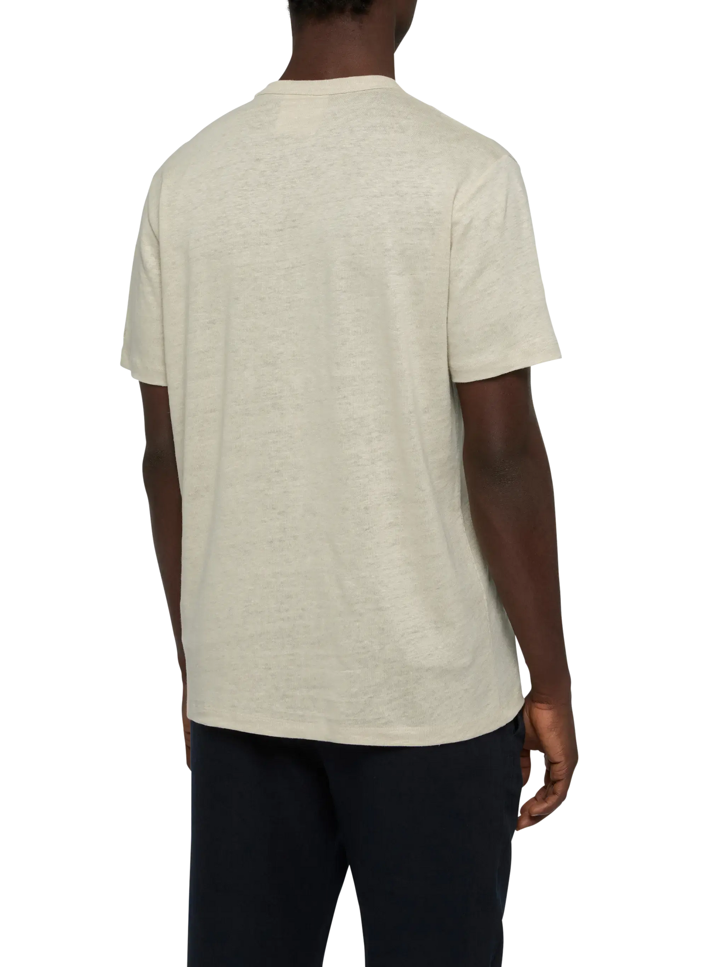 Off-white linen jersey t-shirt Ecstasea