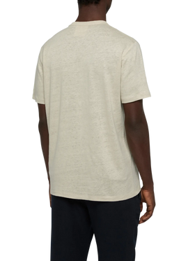 Off-white linen jersey t-shirt Ecstasea