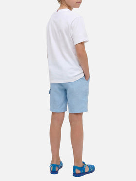 T-shirt Eddy con taschino e illustrazione Sardines