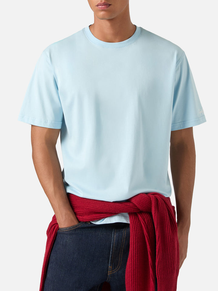 Leichtes blue Baumwoll-T-Shirt Every 