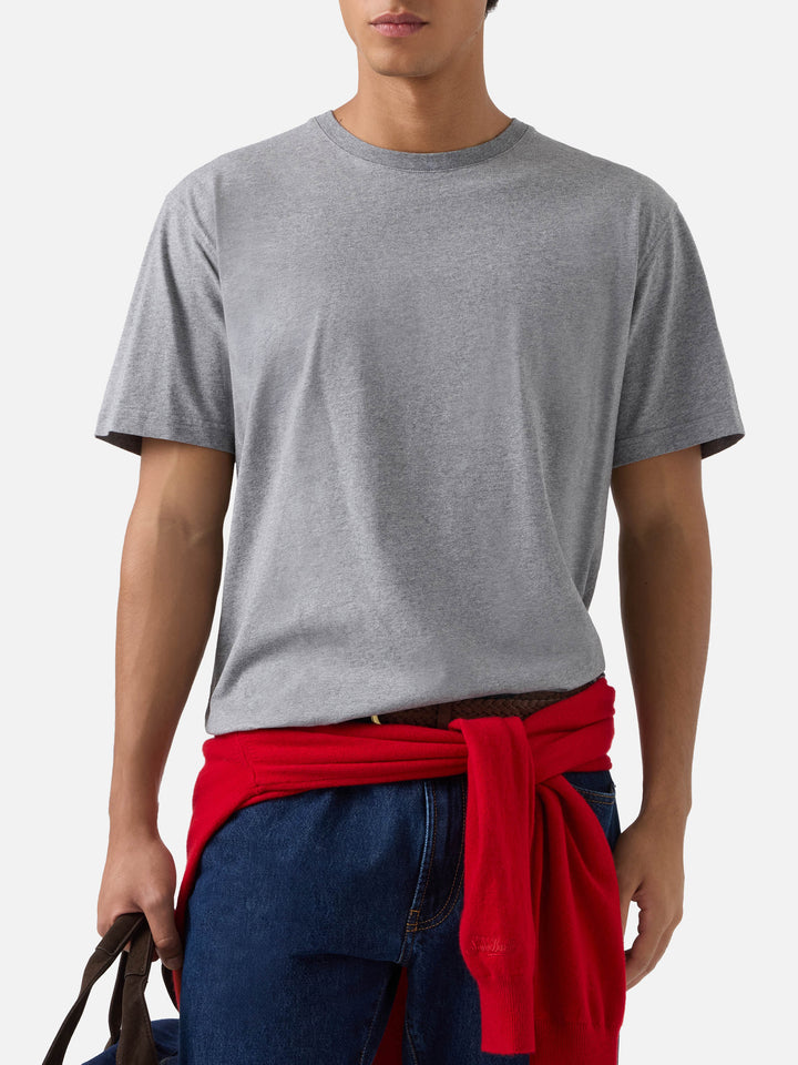 Cada camiseta en algodón gris 