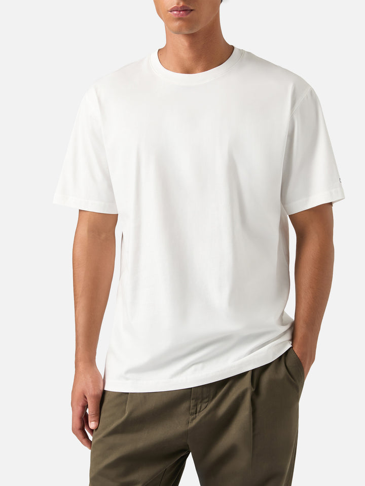 Weißes Baumwoll-T-Shirt Every 