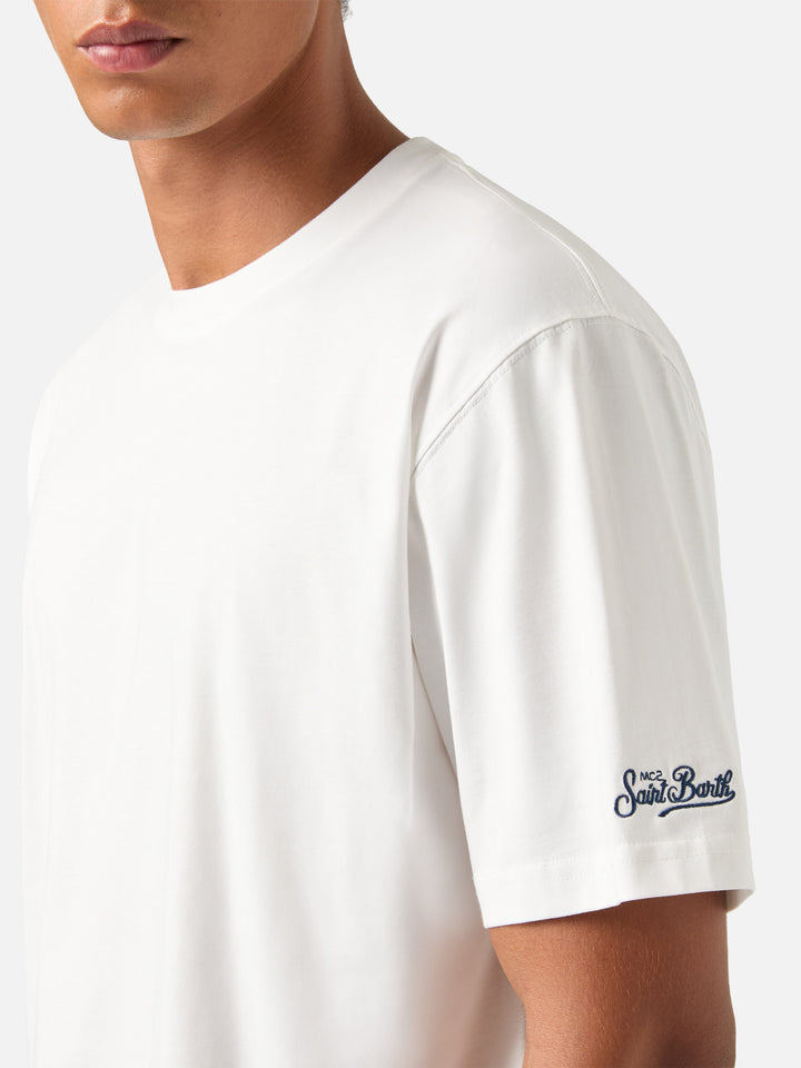 Weißes Baumwoll-T-Shirt Every 