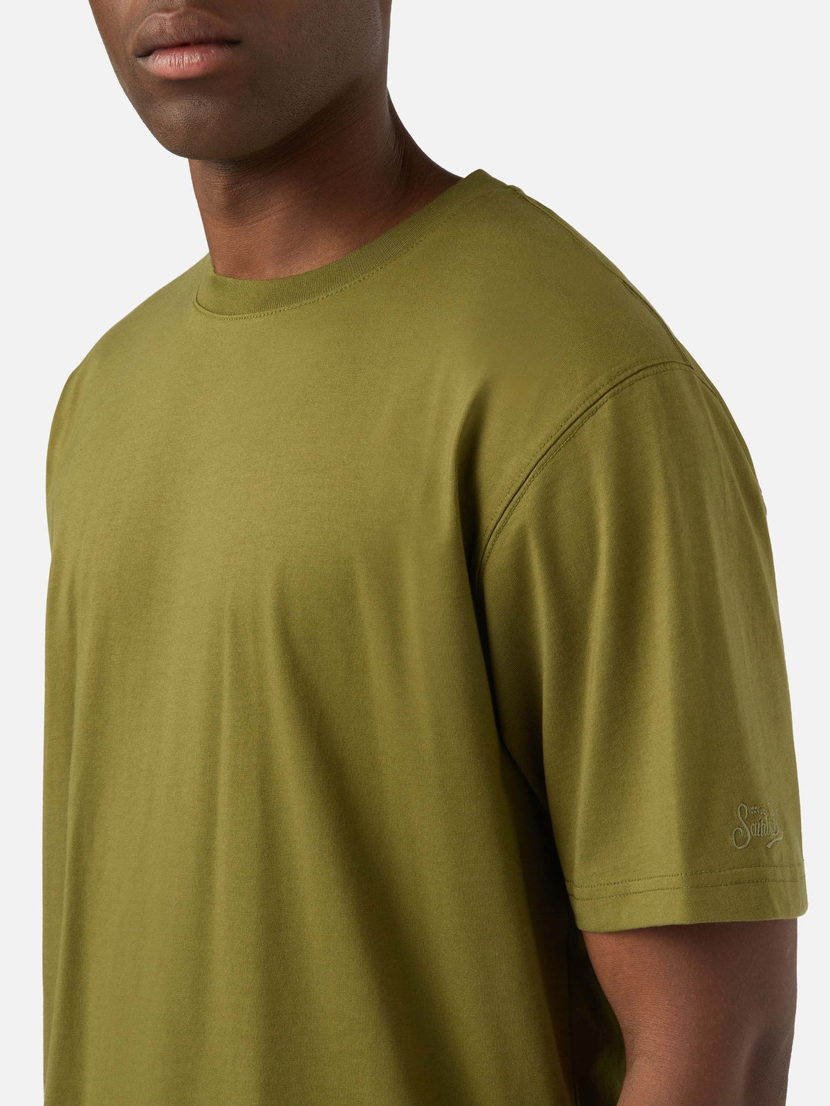 Camiseta Every de algodón verde militar 