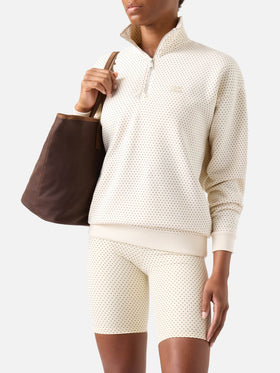 Eliade sweatshirt with micro polka dot print