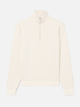Eliade sweatshirt with micro polka dot print