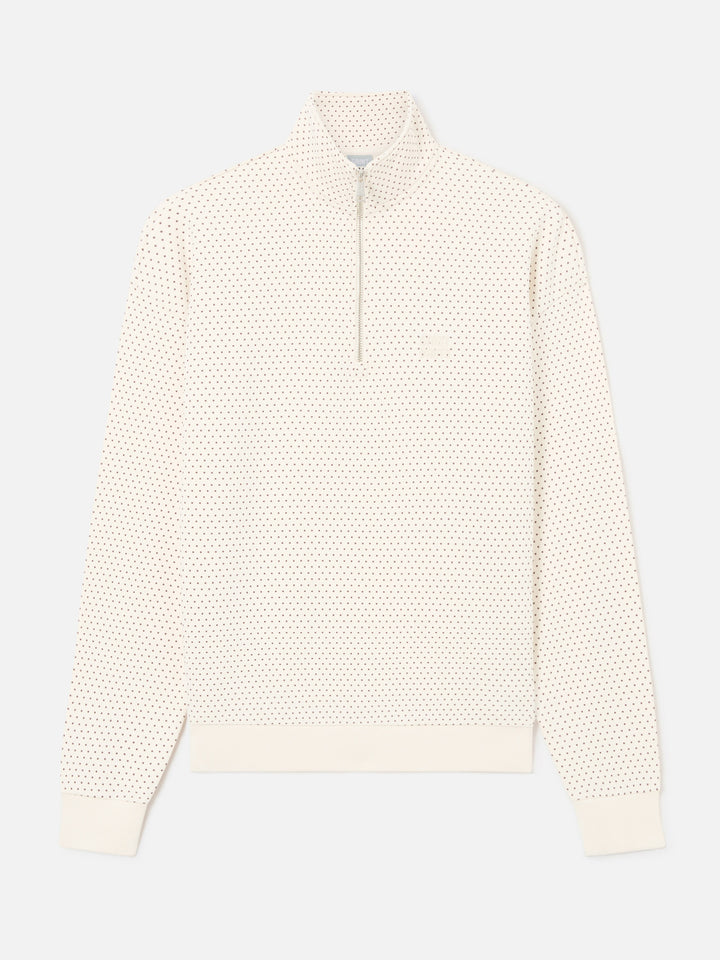Sudadera Eliade con estampado de micro lunares 