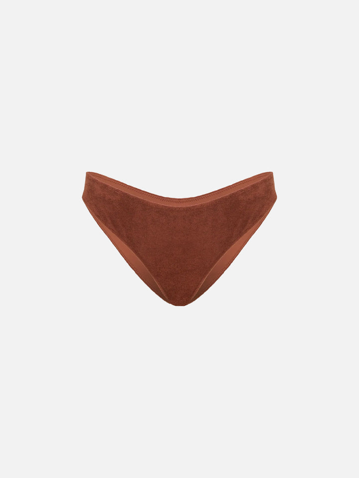 Woman terry swim briefs