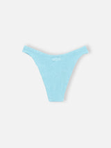 Slip da bagno da donna classico azzurro crinkle Elise