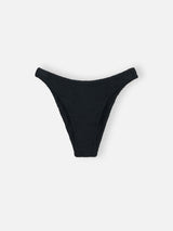 Slip da bagno da donna nero classico crinkle Elise