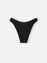 Slip da bagno da donna nero classico crinkle Elise