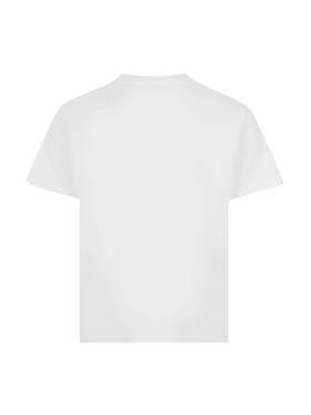 Elly T-Shirt aus Baumwolljersey mit Rundhalsausschnitt und Saint Barth Sunset-Strass-Design