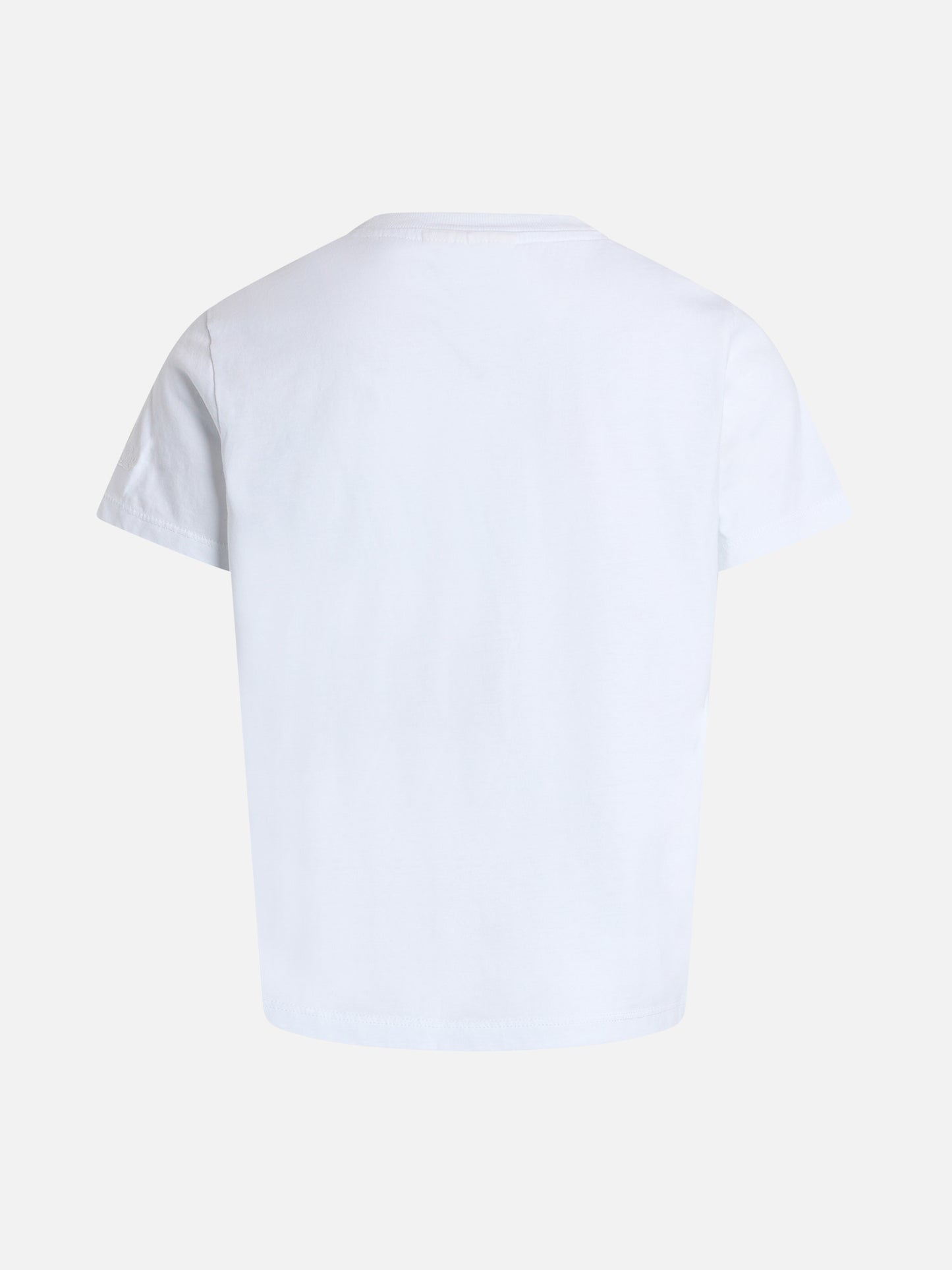 T-shirt girocollo Elly da bambina in jersey di cotone con ricamo Questa è Ibiza