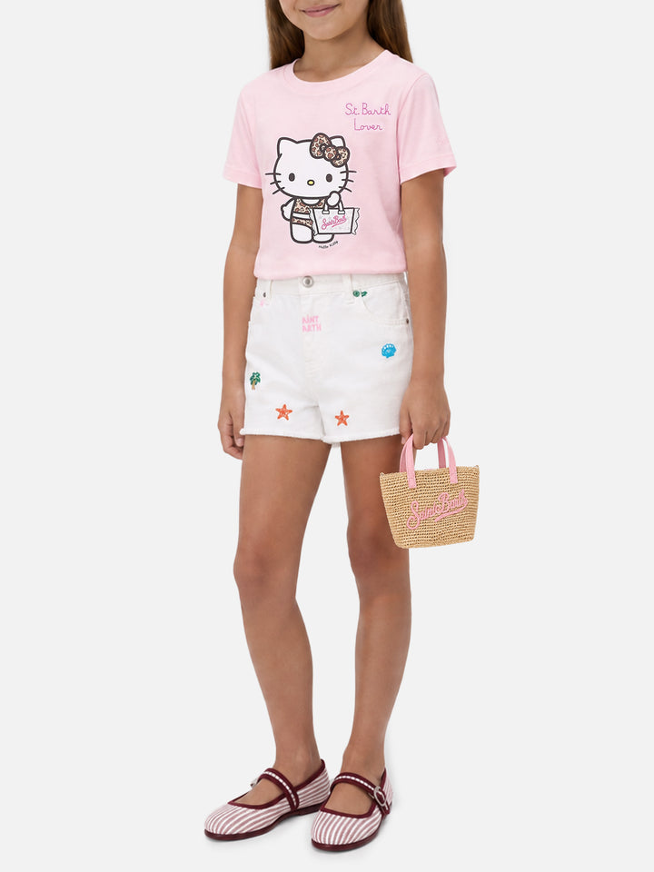 Camiseta Elly con estampado y bordado de Hello Kitty | Edición Especial 