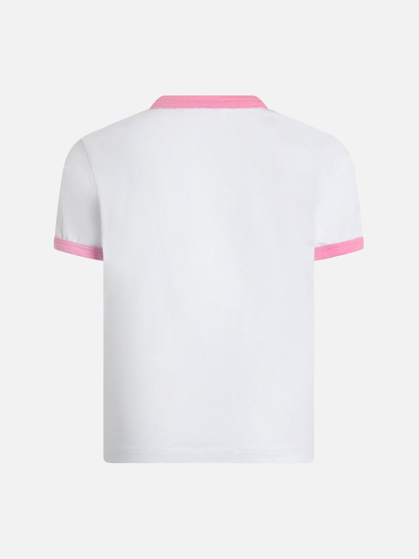 Rundhals-T-Shirt Elly aus Baumwolljersey für Mädchen mit Barbie Saint Barth-Aufdruck | BARBIE SPECIAL EDITION