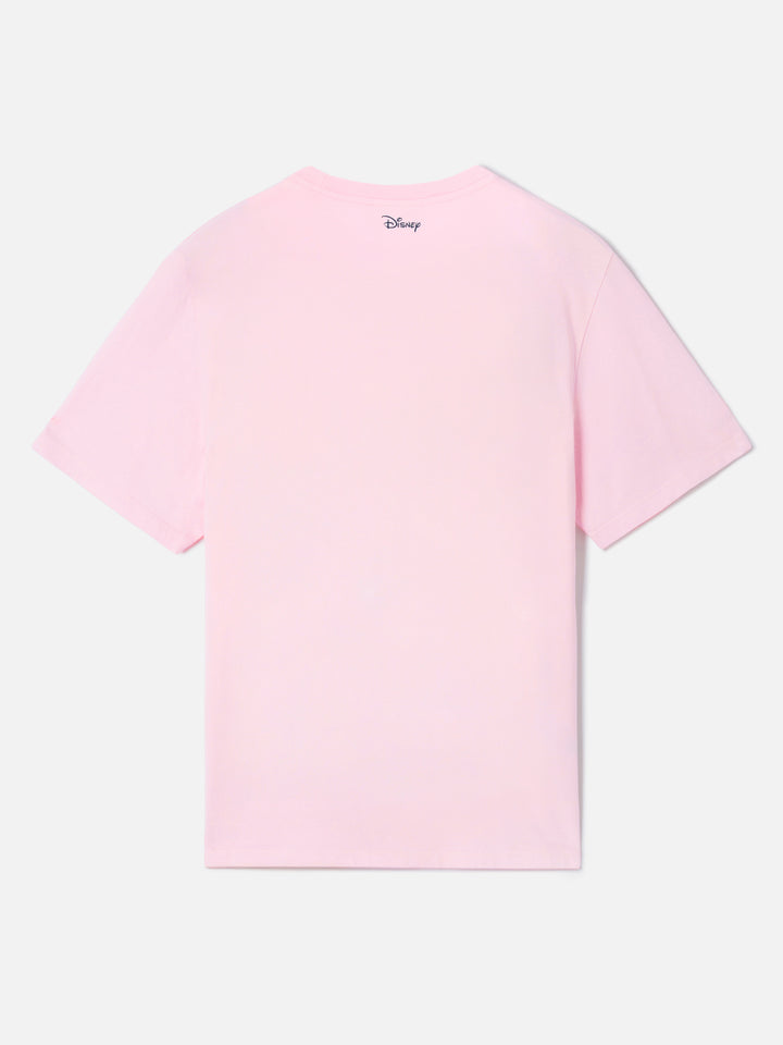 White Emilie T-shirt with Minnie print and Mi fai impazzire embroidery | Special edition