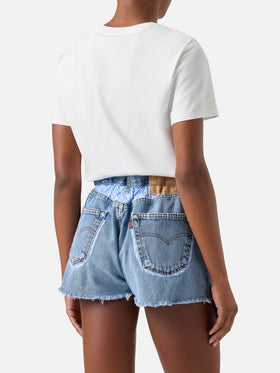 T-shirt Emilie blanc avec broderie Day Off Night On 