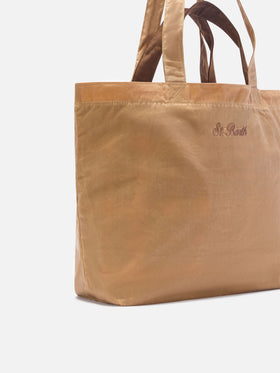 Sac Nut Essential en tote ciré avec logo brodé 