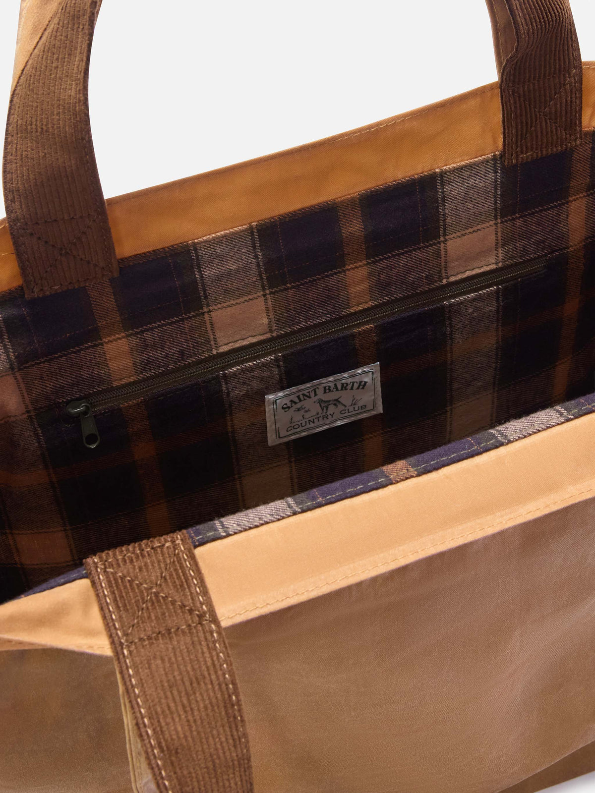 Sac Nut Essential en tote ciré avec logo brodé 