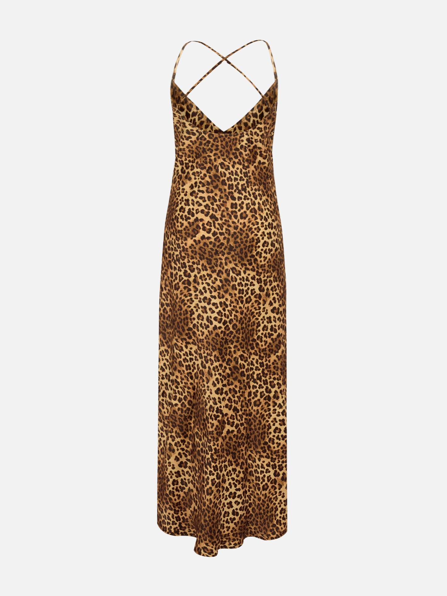 Eydis Satin-Unterkleid mit Animalier-Print