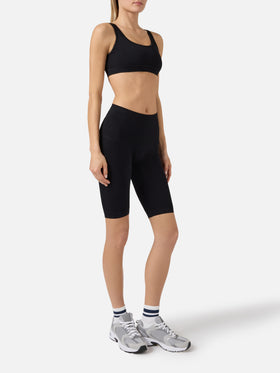 Black stretch technical fabric Fify sports top