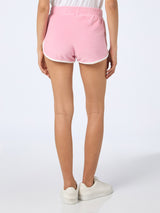 Shorts da donna pull up in spugna di cotone Francine