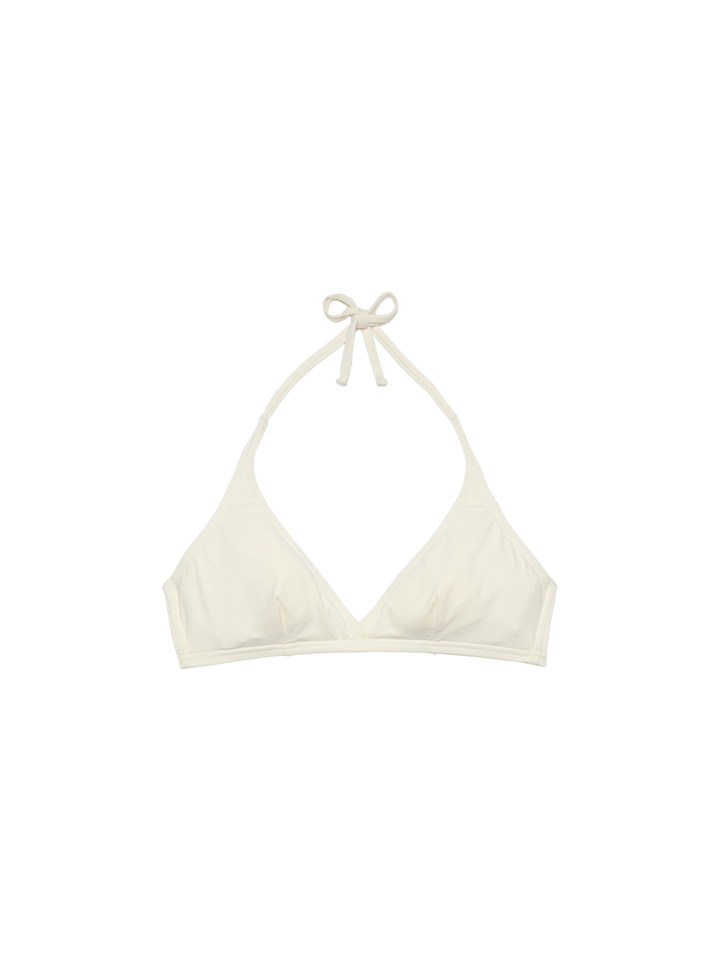 Gaia top bralette triangolo crema