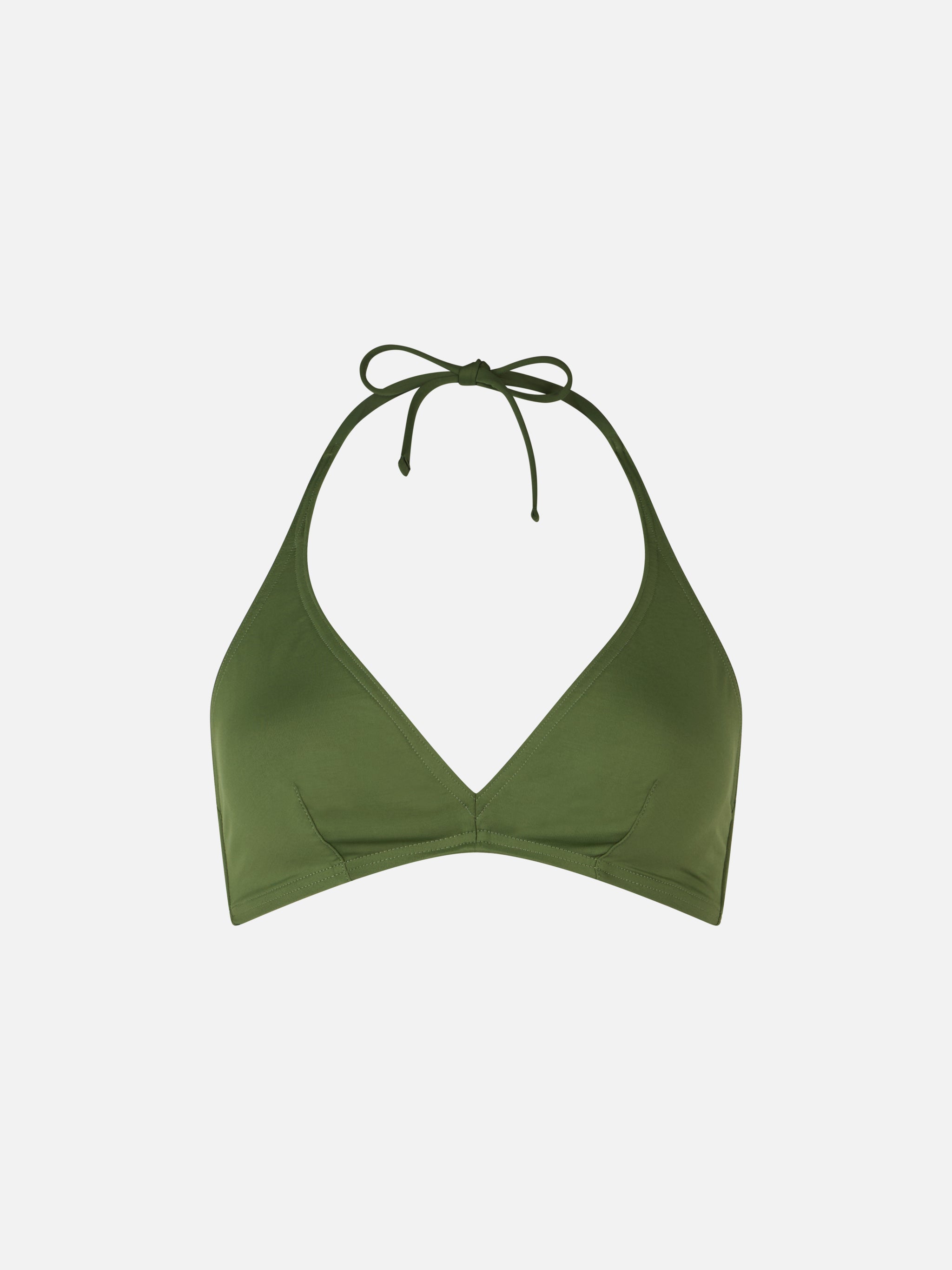 Woman triangle bralette military top Gaia – MC2 Saint Barth