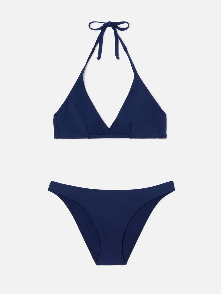 Gala bikini in solid blue navy