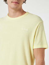 Man yellow terry t-shirt Gary with St. Barth embroidery