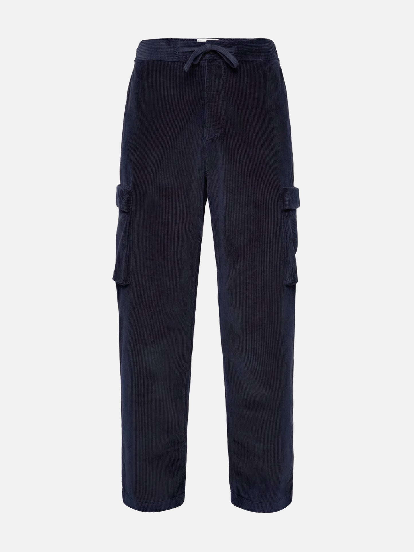 Blu Navy corduroy cargo pants Goldeck