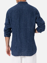 Camicia da uomo in denim di lino delave' Greg