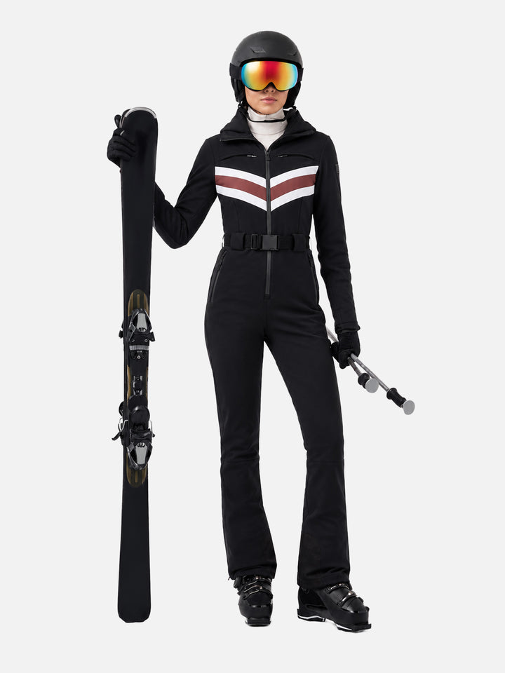 Mono de esquí negro Garmisch con tecnología RECCO® 