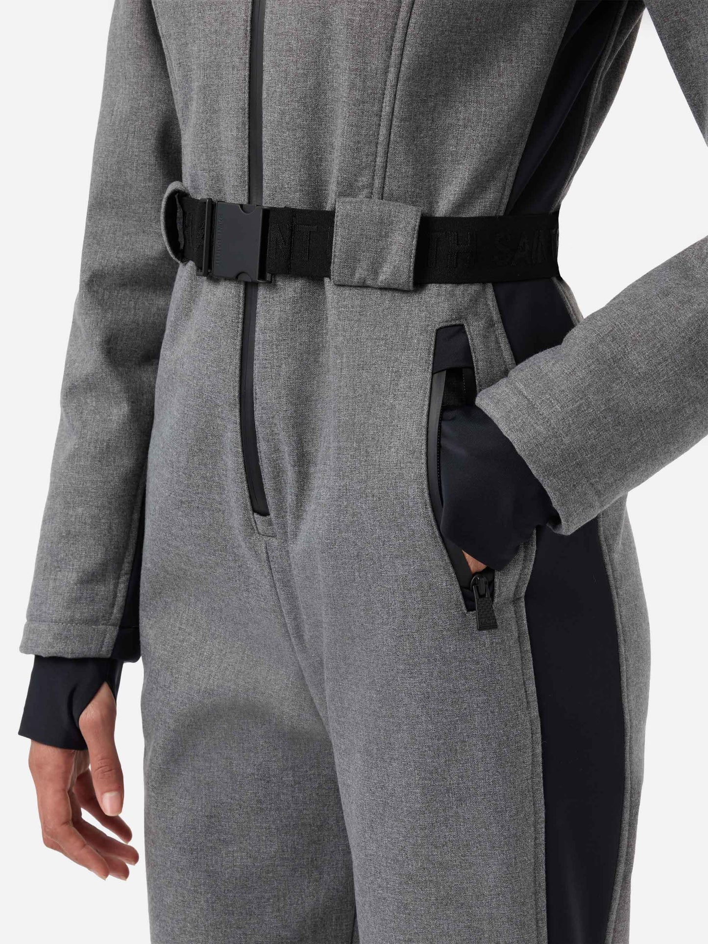 Tuta da sci Garmisch grigia con tecnologia RECCO®