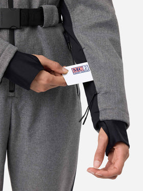 Tuta da sci Garmisch grigia con tecnologia RECCO®