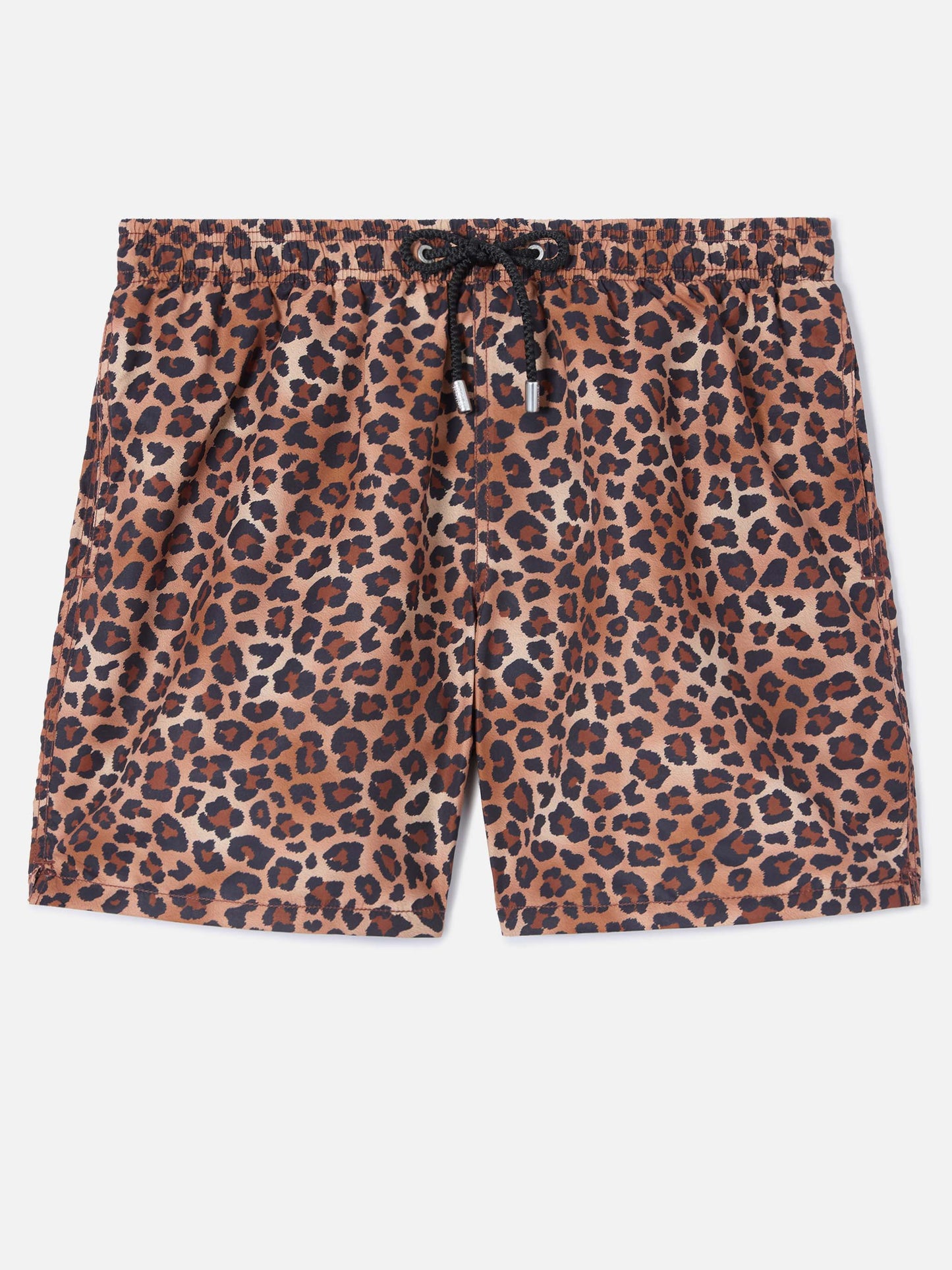 Gustavia swim shorts with leopard print