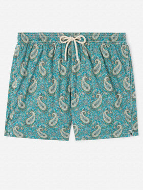 Bañador Gustavia con estampado cashmere | Confeccionado con Liberty Fabric 