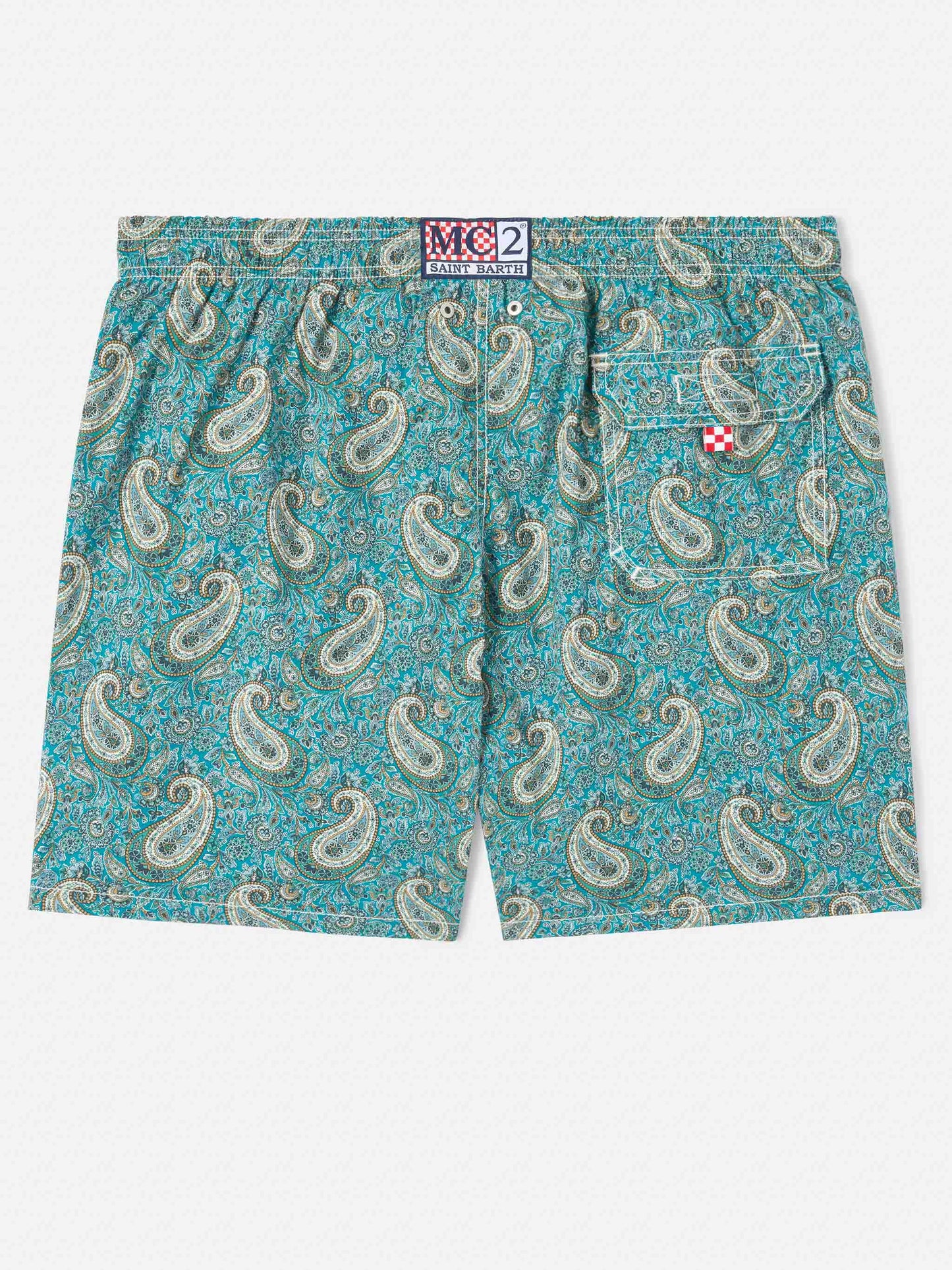 Bañador Gustavia con estampado cashmere | Confeccionado con Liberty Fabric 